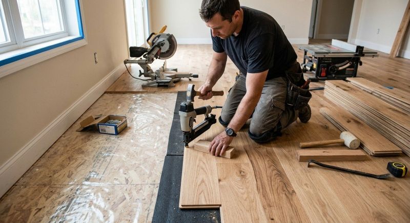 Finished Floor Installation in Manassas, VA