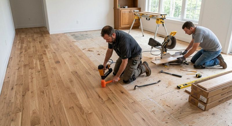 Oak Floor Replacement in Fort Worth, TX