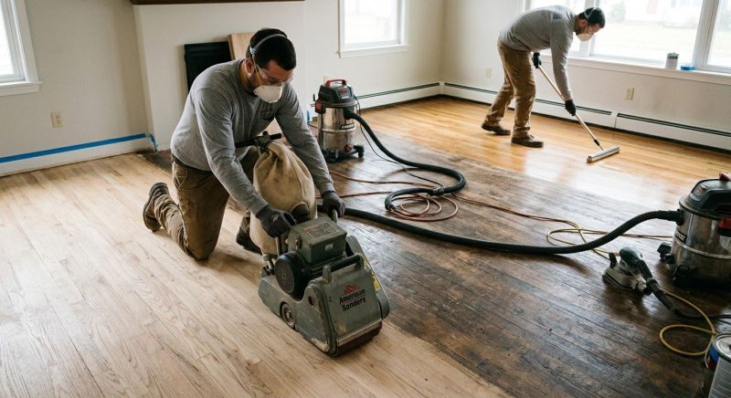 Pine Floor Refinishing in Alpharetta, GA