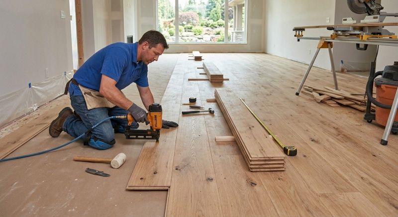 Wide Plank Floor Installation in San Antonio, TX